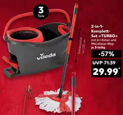 Kaufland Vileda 2-in-1 Komplett Set TURBO Angebot