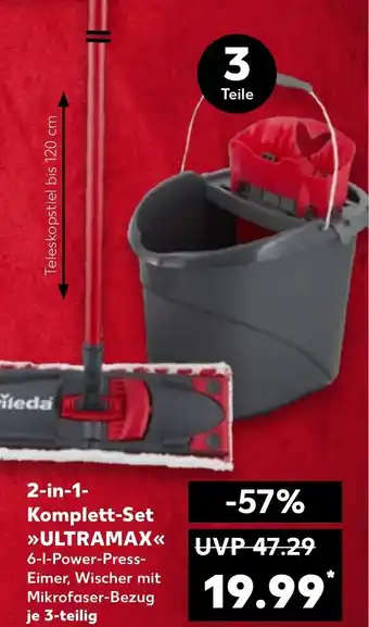 Kaufland Vileda 2in1 Komplett-Set ULTRAMAX Angebot