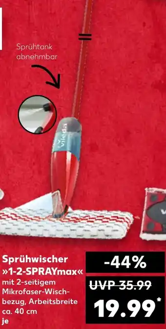 Kaufland Vileda Sprühwischer 1-2-SPRAYmax Angebot