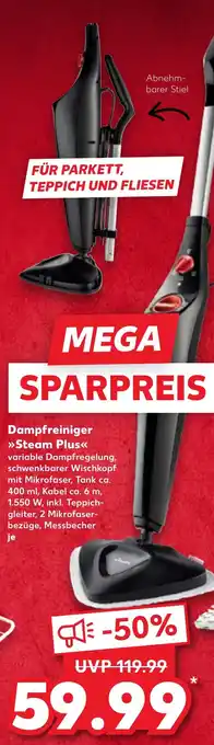 Kaufland Vileda Dampfreiniger Steam Plus Angebot