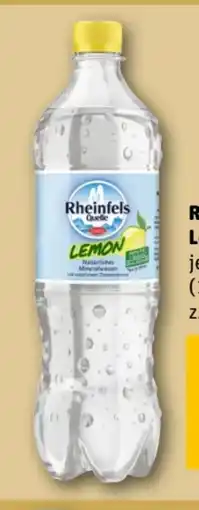 REWE Rheinfels Quelle Mineralwasser Lemon Angebot