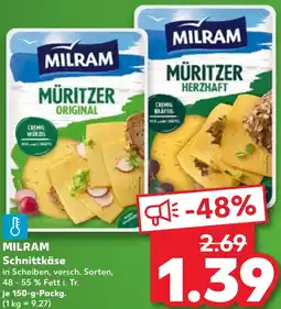 Kaufland MILRAM Schnittkäse Angebot