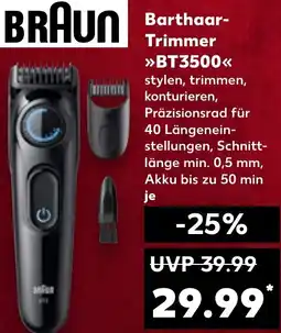 Kaufland BRAUN Barthaar Trimmer BT3500 Angebot