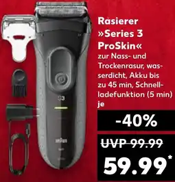 Kaufland BRAUN Rasierer Series 3 ProSkin Angebot
