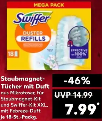 Kaufland Swiffer Staubmagnet Tücher mit Duft Angebot