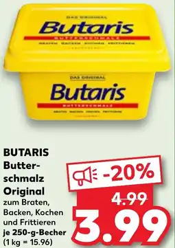 Kaufland BUTARIS Butterschmalz Original Angebot