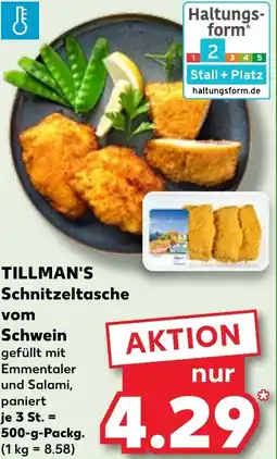 Kaufland TILLMAN'S Schnitzeltasche vom Schwein Angebot