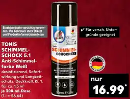 Kaufland TONIS SCHIMMEL SCHOCK 5.1 Anti-Schimmelfarbe Weiß Angebot