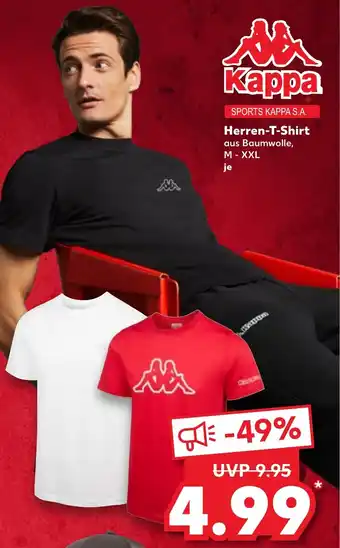 Kaufland Kappa Herren T-Shirt Angebot