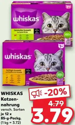 Kaufland WHISKAS Katzennahrung Angebot