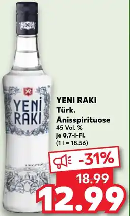 Kaufland YENI RAKI Türk. Anisspirituose Angebot