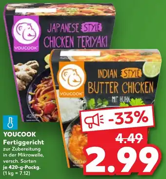 Kaufland YOUCOOK Fertiggericht Angebot