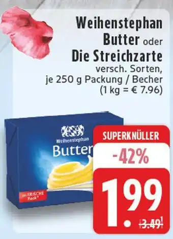 Edeka Weihenstephan butter Angebot