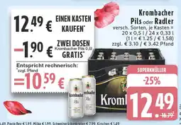 Edeka Krombacher pils Angebot