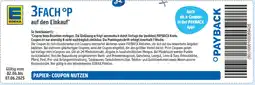 Edeka Payback 3fach °p Angebot