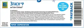 Edeka Payback 3fach °p Angebot