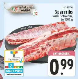 Edeka Meinland frische spareribs Angebot