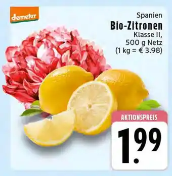 Edeka Demeter bio-zitronen Angebot