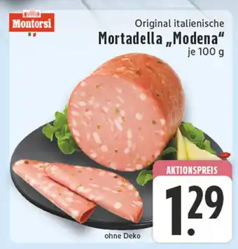 Edeka Montorsi mortadella „modena“ Angebot