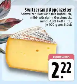 Edeka Switzerland appenzeller schweizer hartkäse Angebot