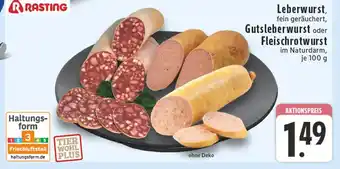 Edeka Rasting leberwurst Angebot