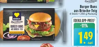 Edeka Edeka burger buns aus brioche-teig Angebot