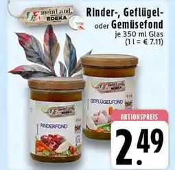 Edeka Meinland edeka rinder-, geflügel- oder gemüsefond Angebot