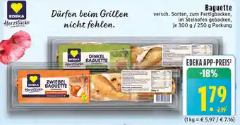 Edeka Edeka herzstücke baguette Angebot