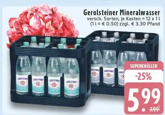 Edeka Gerolsteiner mineralwasser Angebot