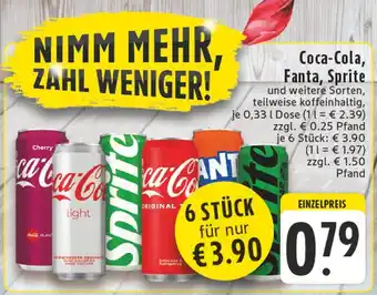 Edeka Coca-cola coca-cola, fanta, sprite Angebot