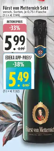 Edeka Fürst von metternich sekt Angebot