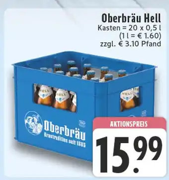 Edeka Oberbräu hell Angebot
