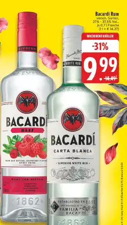 Edeka Bacardi bacardi rum Angebot