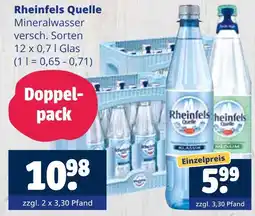 Getränkewelt Rheinfels quelle mineralwasser Angebot