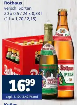 Getränkewelt Rothaus pils Angebot