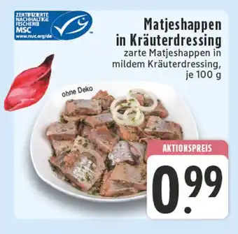 Edeka Msc matjeshappen in kräuterdressing Angebot
