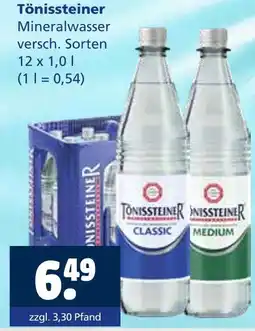 Getränkewelt Tönissteiner mineralwasser Angebot
