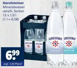 Getränkewelt Gerolsteiner mineralwasser Angebot
