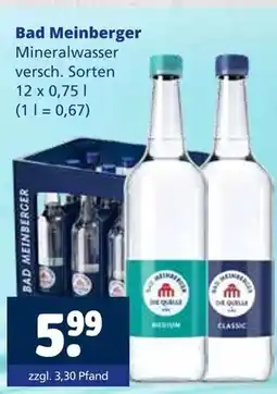 Getränkewelt Bad meinberger mineralwasser Angebot