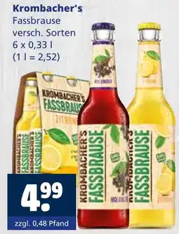 Getränkewelt Krombacher's fassbrause Angebot