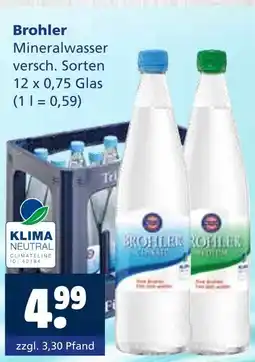 Getränkewelt Brohler mineralwasser Angebot