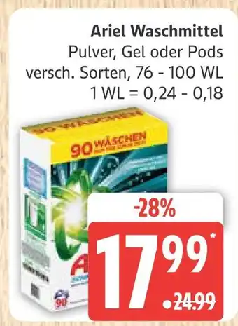 Marktkauf Ariel waschmittel Angebot