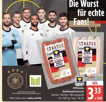 Marktkauf Edeka offizielle stadionbratwurst Angebot