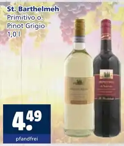 Getränkewelt St. barthelmeh primitivo Angebot