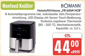 Marktkauf Bomann heissluftfritteuse fr 6069 hcb Angebot