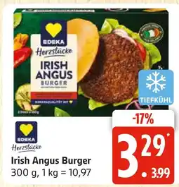 Marktkauf Edeka herzstücke irish angus burger Angebot