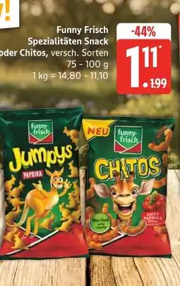 Marktkauf Funny frisch spezialitäten snack oder chitos Angebot