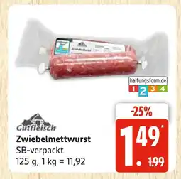 Marktkauf Gutfleisch zwiebelmettwurst Angebot