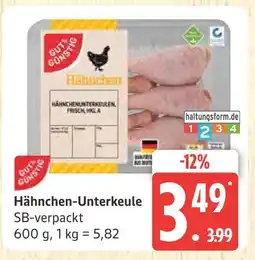 Marktkauf Gut & günstig hähnchen-unterkeule Angebot