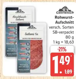 Marktkauf Gutfleisch rohwurst-aufschnitt Angebot